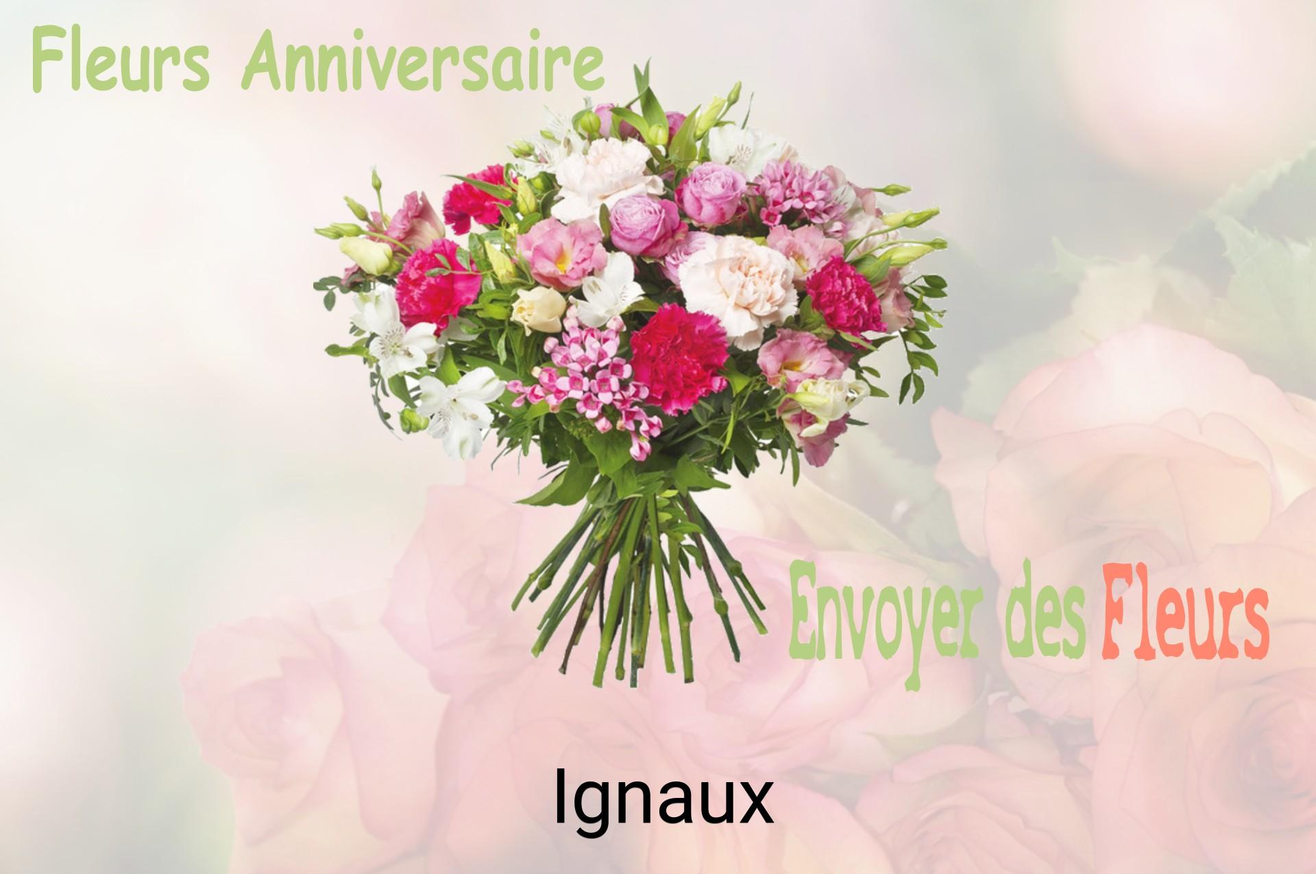 Bouquet de fleurs d’anniversaire livré à Ignaux